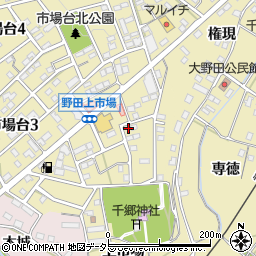 愛知県新城市市場台2丁目4-25周辺の地図