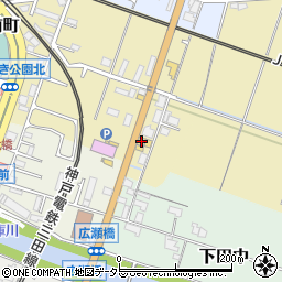兵庫スバル自動車三田店周辺の地図