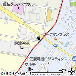 コスモインタースポット焼津ＳＳ周辺の地図