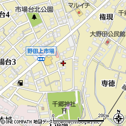 愛知県新城市市場台2丁目4-26周辺の地図
