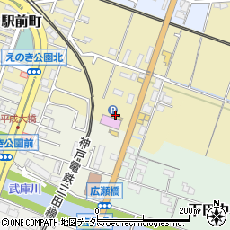 兵庫県三田市駅前町20周辺の地図