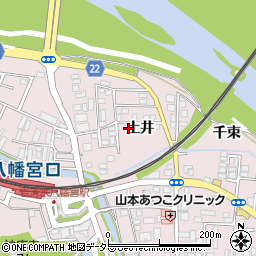 京都府八幡市八幡土井4-57周辺の地図