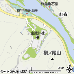 宝蔵神社周辺の地図