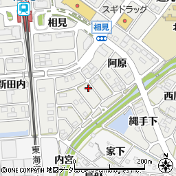 愛知県額田郡幸田町相見阿原63周辺の地図
