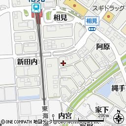 愛知県額田郡幸田町相見阿原153周辺の地図