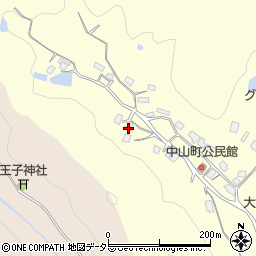 兵庫県加西市中山町442周辺の地図