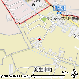 京都府京都市伏見区淀生津町628周辺の地図