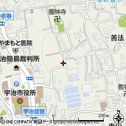 京都府宇治市宇治（下居）周辺の地図