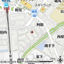 愛知県額田郡幸田町相見阿原60周辺の地図