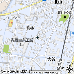 京都府宇治市伊勢田町若林8周辺の地図