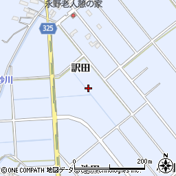 愛知県幸田町（額田郡）永野周辺の地図
