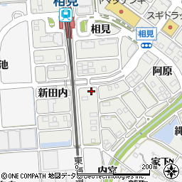 愛知県額田郡幸田町相見阿原118周辺の地図