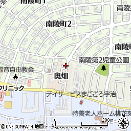 京都府宇治市小倉町奥畑45周辺の地図