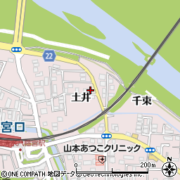 京都府八幡市八幡土井4-60周辺の地図