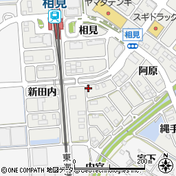愛知県額田郡幸田町相見阿原155周辺の地図