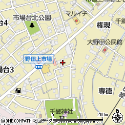 愛知県新城市市場台2丁目2-7周辺の地図