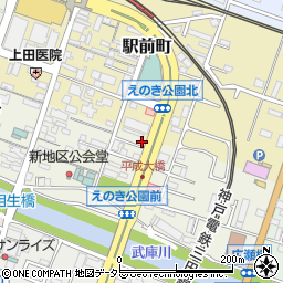 大阪屋文具店周辺の地図