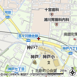 三重県鈴鹿市神戸7丁目1周辺の地図