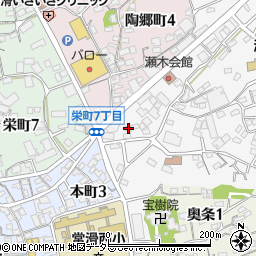 愛知県常滑市瀬木町1丁目8周辺の地図