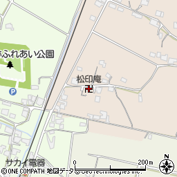 松印庵周辺の地図