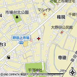 愛知県新城市市場台2丁目2-6周辺の地図