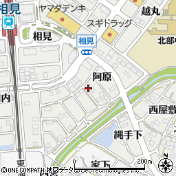 愛知県額田郡幸田町相見阿原48周辺の地図