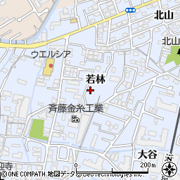 京都府宇治市伊勢田町若林32周辺の地図