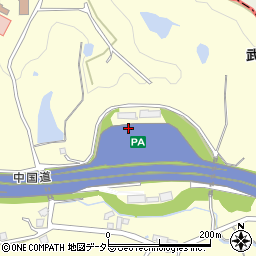 赤松ＰＡ周辺の地図