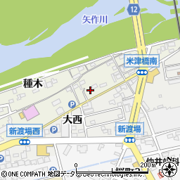 愛知県西尾市米津町川向91周辺の地図
