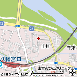 京都府八幡市八幡土井4-31周辺の地図