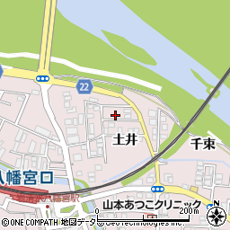 京都府八幡市八幡土井4-62周辺の地図