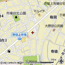 愛知県新城市市場台2丁目2周辺の地図