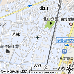 京都府宇治市伊勢田町若林9-38周辺の地図