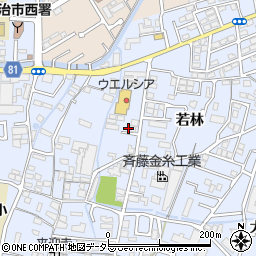 京都府宇治市伊勢田町若林56周辺の地図