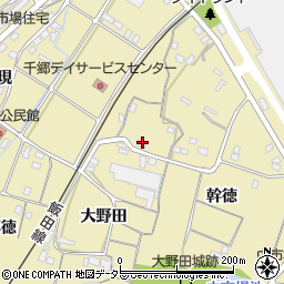 愛知県新城市野田皆津34周辺の地図