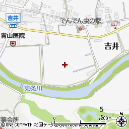 兵庫県加東市吉井周辺の地図