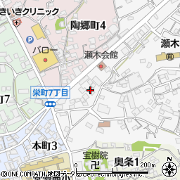 愛知県常滑市瀬木町1丁目48周辺の地図