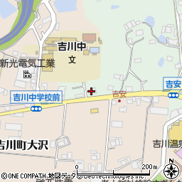 兵庫県三木市吉川町吉安29周辺の地図