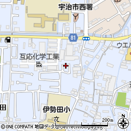太平工機株式会社宇治工場周辺の地図