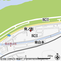 京都府八幡市橋本奥ノ町17周辺の地図