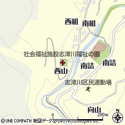 山城福祉会志津川福祉の園周辺の地図