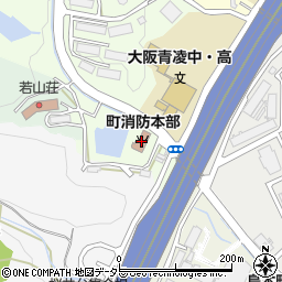 島本町消防本部周辺の地図