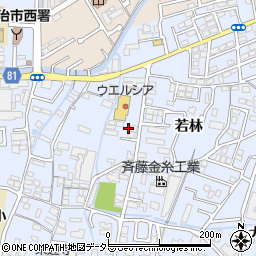 京都府宇治市伊勢田町若林57-2周辺の地図