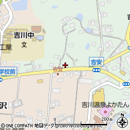 兵庫県三木市吉川町吉安30周辺の地図