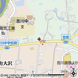 兵庫県三木市吉川町吉安28周辺の地図