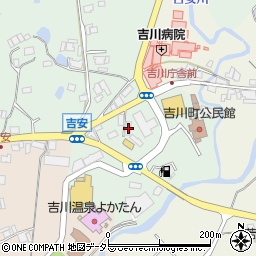 兵庫県三木市吉川町吉安252周辺の地図