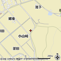 愛知県西尾市上羽角町周辺の地図