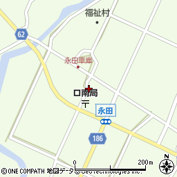 広島県庄原市口和町永田764周辺の地図