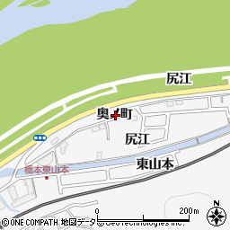 京都府八幡市橋本奥ノ町周辺の地図