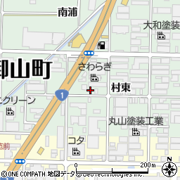 京都府久世郡久御山町野村村東97周辺の地図